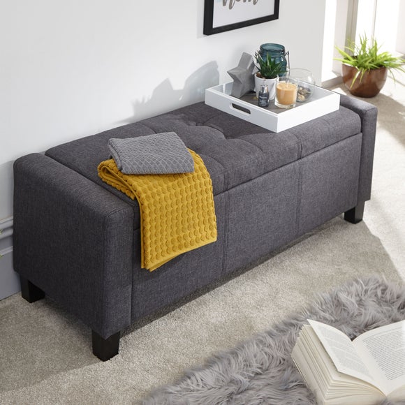 Verona Fabric Ottoman