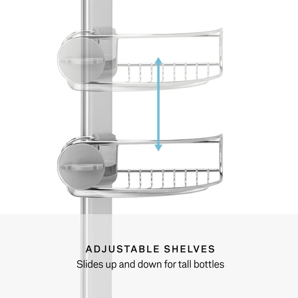 Simplehuman Tension Pole Shower Caddy
