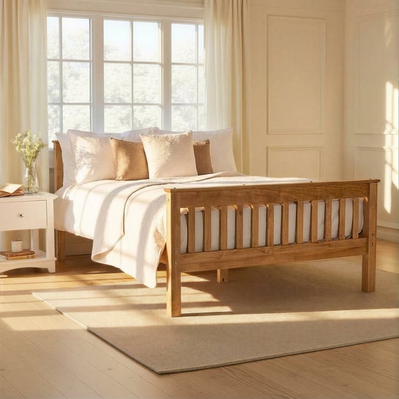 Somerset Natural Bed Frame, product image 1