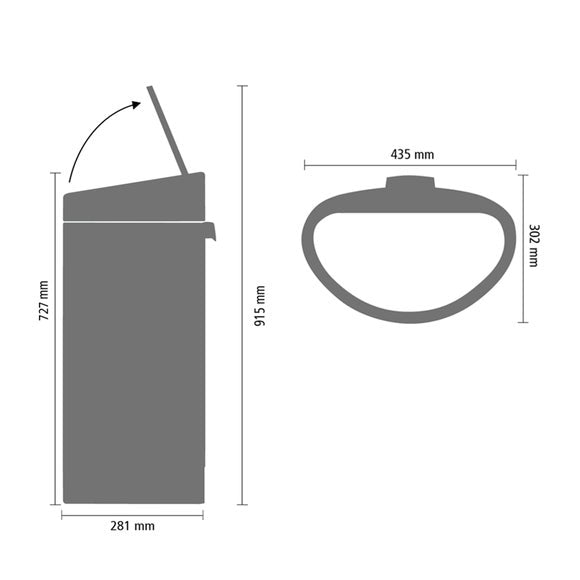 Brabantia 40L Touch New Bin, product image 17