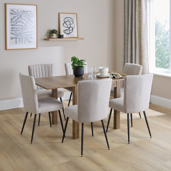 Fulton 4-6 Seater Rectangular Flip Top Dining Table, product image 11