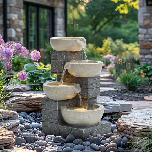 Charles Bentley Rhine Cascading Water Feature