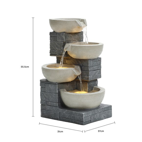 Charles Bentley Rhine Cascading Water Feature