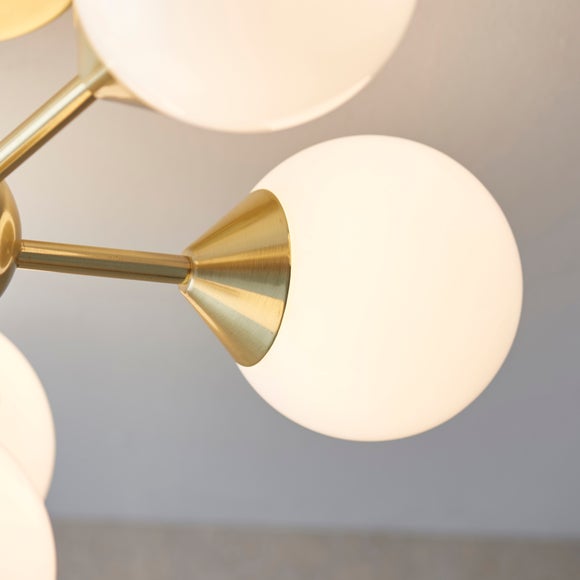 Vogue Elberton 6 Light Semi Flush Ceiling Light