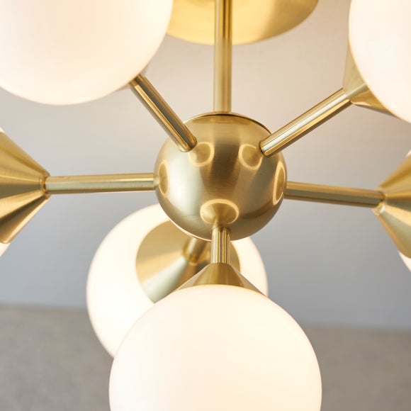 Vogue Elberton 6 Light Semi Flush Ceiling Light