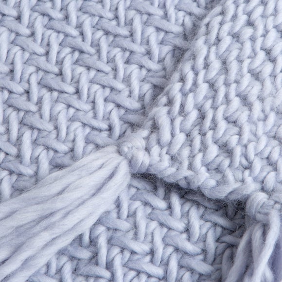 Wool Couture Weekender Blue Blanket Knitting Kit