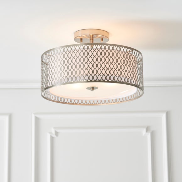 Vogue Tolna 3 Light Semi Flush Ceiling Light, product image 1
