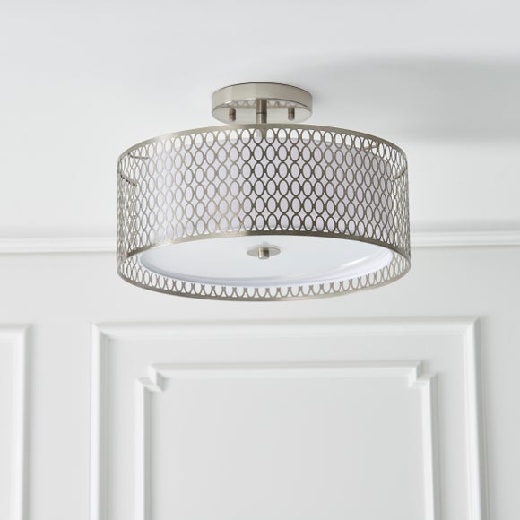 Vogue Tolna 3 Light Semi Flush Ceiling Light, product image 2