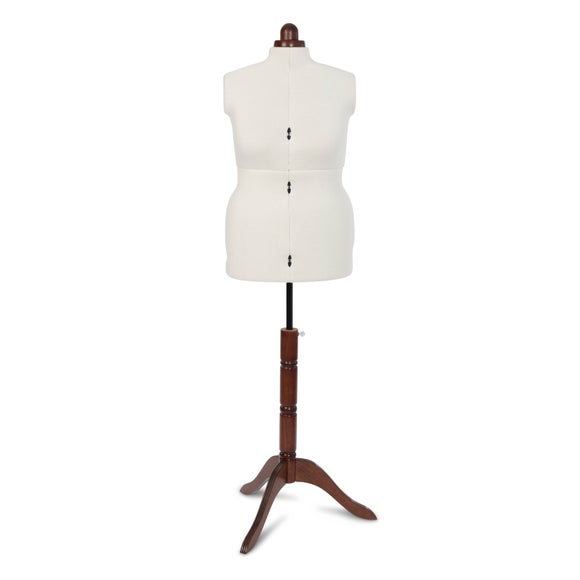 Lady Valet Ecru Adjustable Tailors Dummy, product image 1