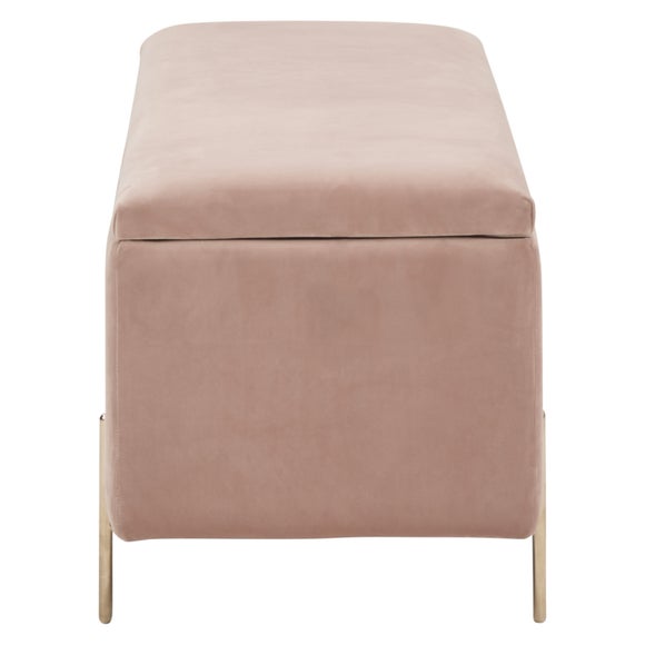 Mystica Velour Ottoman Storage Bench, product image 14