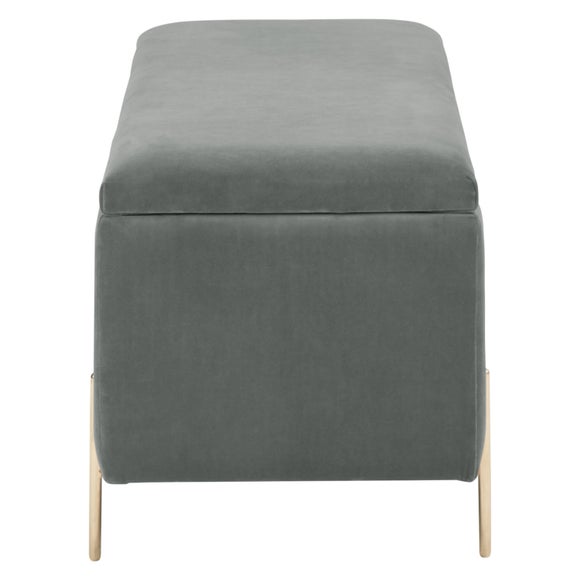 Mystica Velour Ottoman Storage Bench, product image 22