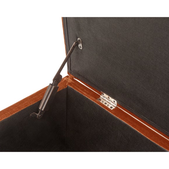 Mystica Velour Ottoman Storage Bench, product image 8