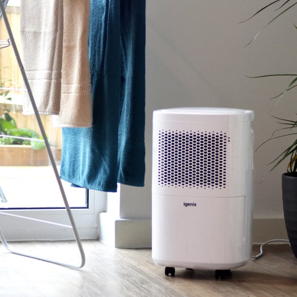 Igenix White 12L Per Day Compressor Dehumidifier