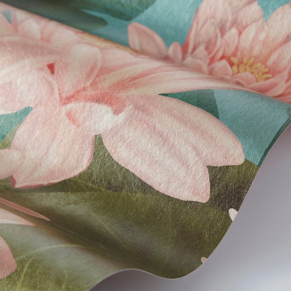 Cranberry and Laine Opulent Crane Wall Mural, product image 11