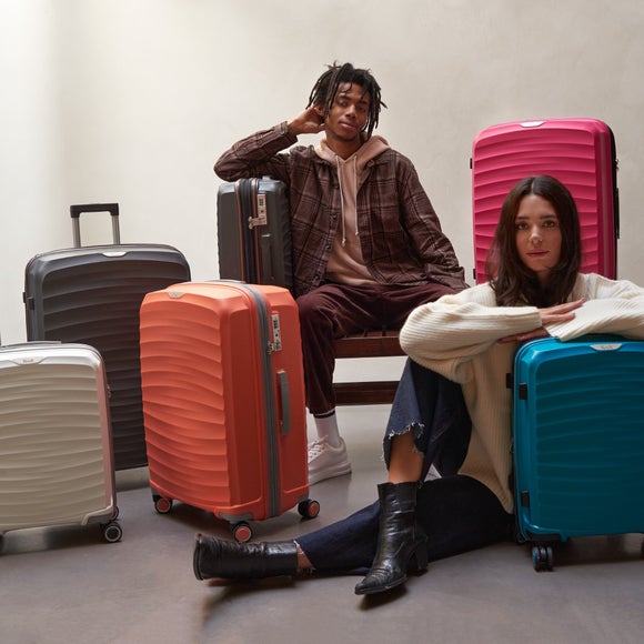 Rock Luggage Set of 3 Sunwave Hard Shell Suitcases, product image 18