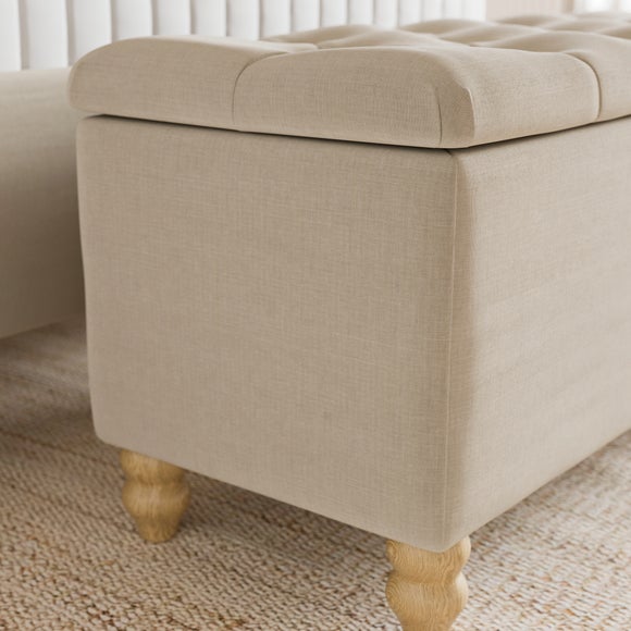 Arriana Woven End of Bed Storage Ottoman