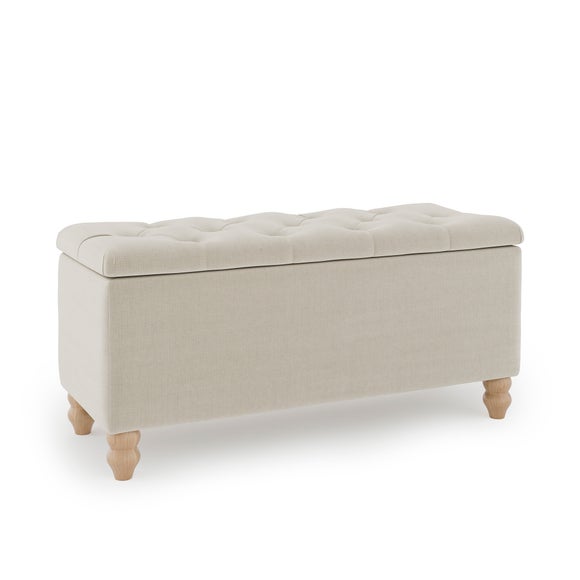 Arriana Woven End of Bed Storage Ottoman