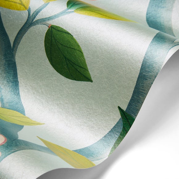 Cranberry and Laine Chinoiserie Floral Wall Mural, product image 15