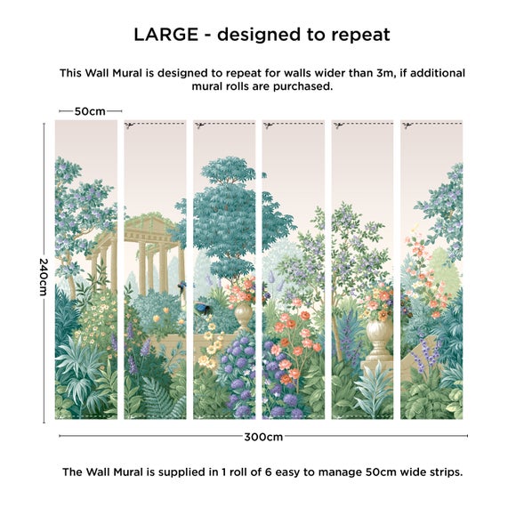 Cranberry and Laine Landscape Garden Wall Mural, product image 4