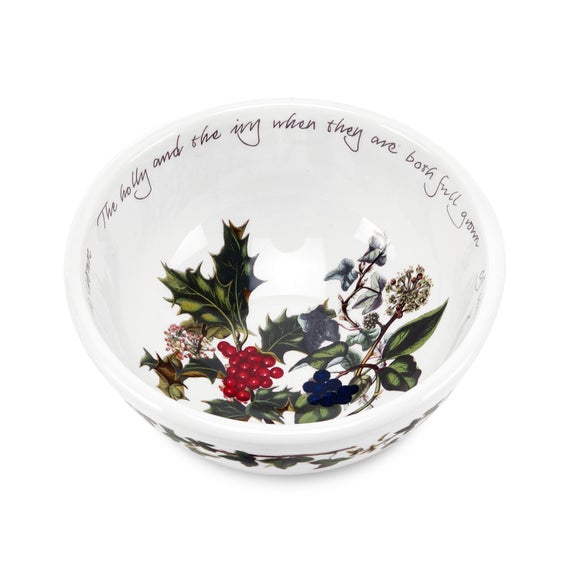 The Holly and the Ivy Set of 6 Small Bowls