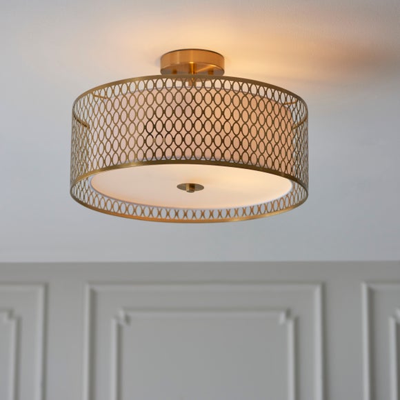 Vogue Tolna 3 Light Semi Flush Ceiling Light, product image 8