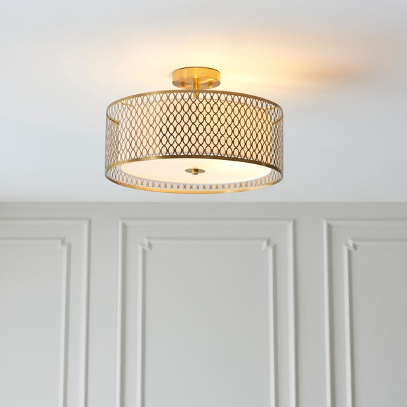 Vogue Tolna 3 Light Semi Flush Ceiling Light, product image 10
