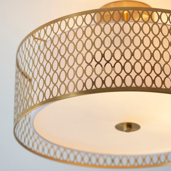 Vogue Tolna 3 Light Semi Flush Ceiling Light, product image 11
