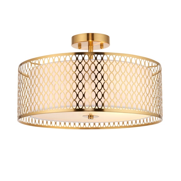 Vogue Tolna 3 Light Semi Flush Ceiling Light, product image 14