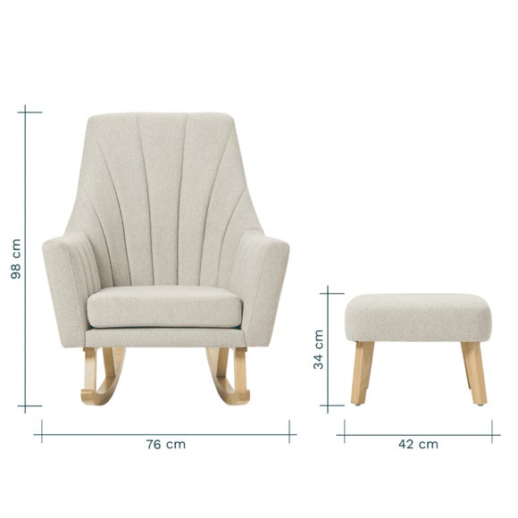 Tutti Bambini Jonah Rocking Chair and Foot Stool, product image 17