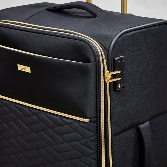 Rock Luggage Set of 3 Sloane Soft Shell Suitcases, product image 3