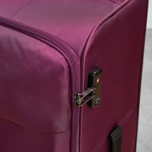 Rock Luggage Paris Set of 3 Soft Shell Suitcases, product image 5