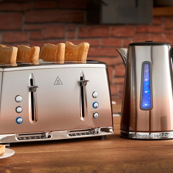 Russell Hobbs Eclipse Kettle & 4 Slice Toaster, product image 1