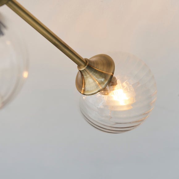 Vogue Asher 6 Light Semi Flush Ceiling Light