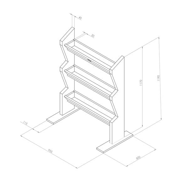 Vertical Herb Stand