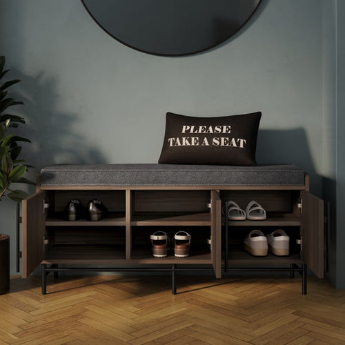 3 Door Bryant Storage Bench, product image 2