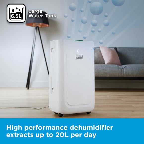 Black & Decker 20 Litre Dehumidifier