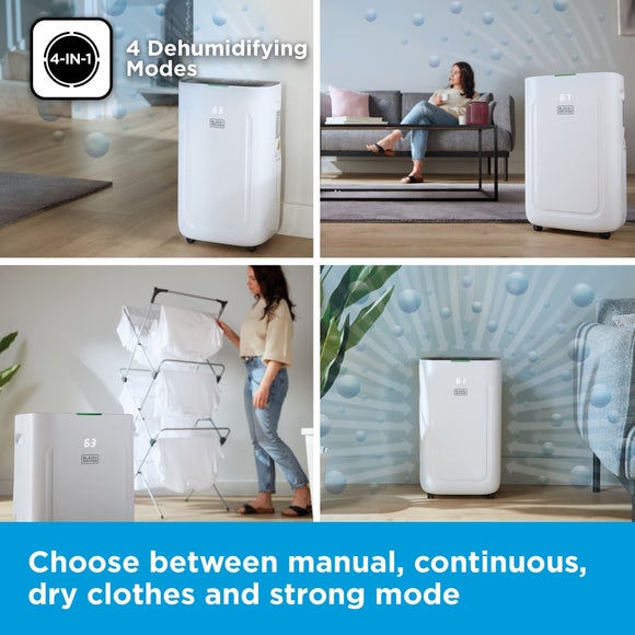 Black & Decker 20 Litre Dehumidifier