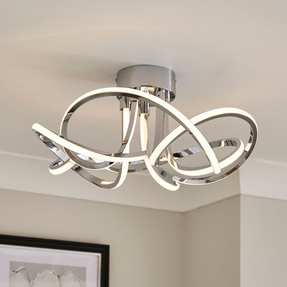 Margot Semi Flush LED Ceiling Light, product image 1
