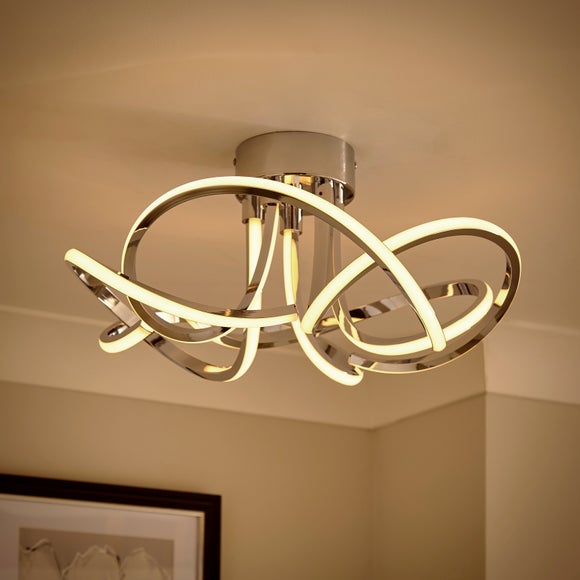 Margot Semi Flush LED Ceiling Light, product image 2