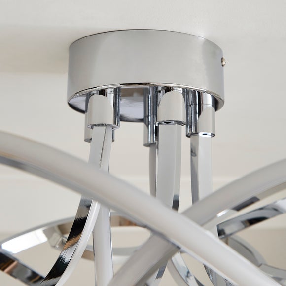 Margot Semi Flush LED Ceiling Light, product image 3