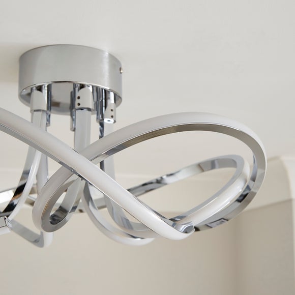 Margot Semi Flush LED Ceiling Light, product image 4