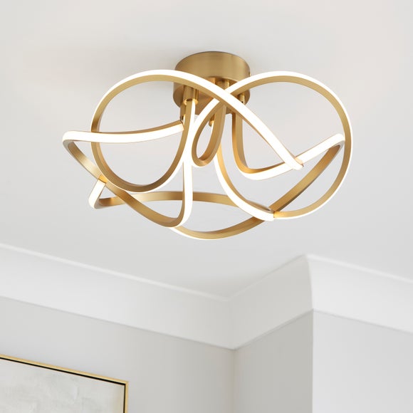 Margot Semi Flush LED Ceiling Light, product image 6