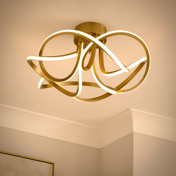 Margot Semi Flush LED Ceiling Light, product image 7