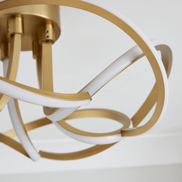 Margot Semi Flush LED Ceiling Light, product image 9