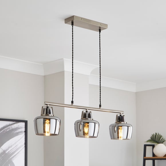 Auburn Modern 3 Light Adjustable Diner Ceiling Light, product image 1