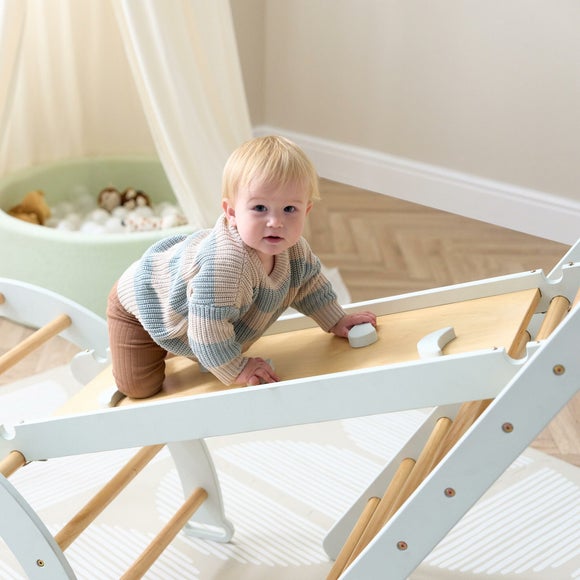 Tutti Bambini Scala Montessori 3 in 1 Pikler Climbing Frame with Climbing Wall, product image 23