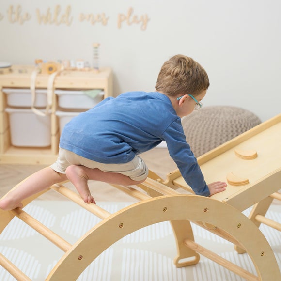 Tutti Bambini Scala Montessori 3 in 1 Pikler Climbing Frame with Climbing Wall, product image 13