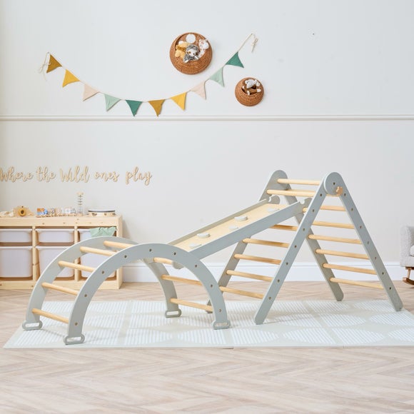 Tutti Bambini Scala Montessori 3 in 1 Pikler Climbing Frame with Climbing Wall, product image 1