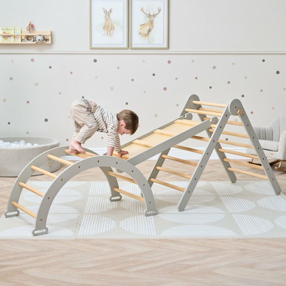 Tutti Bambini Scala Montessori 3 in 1 Pikler Climbing Frame with Climbing Wall, product image 2