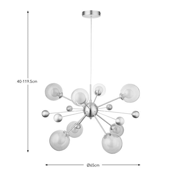 Eliza 8 Light Sputnik Ceiling Light